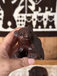 美品】スウェーデン Carl Roos クマの置物 Mサイズ 北欧ヴィンテージ