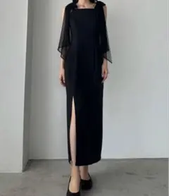 Louere ルエレ　チュールリボンキャミワンピース　ＸＬ