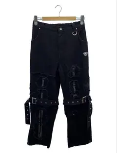 GAMCHU レントゲン骨デニムパンツ　BLK