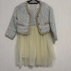 女の子 120 フォーマル ドレス ワンピース 入学式 結婚式 美品