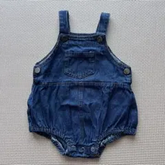 marineblue デニムサロペットダークブルー