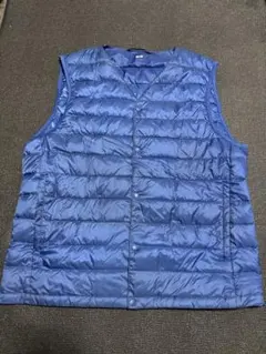 UNIQLO ユニクロ　ダウンベスト　Lサイズ レディース　青
