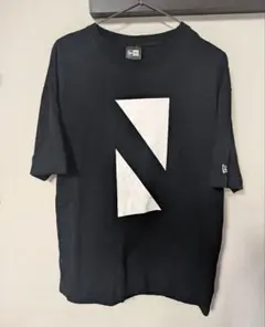 美品 NEW ERA ニューエラ Tシャツ L ブラック ビッグロゴ Nロゴのサムネイル