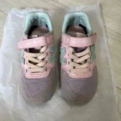 new balance スニーカー ピンク/グリーン☆16.5cm☆