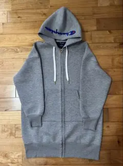 Champion グレー フード付きパーカー Lサイズ