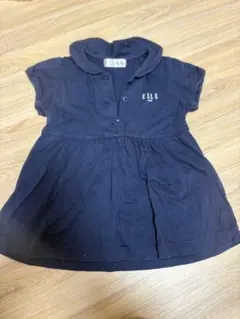 ELLE ネイビー ポロシャツワンピース 95cmのサムネイル