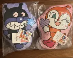 バンダイ アンパンマン もちもちダイカットクッション ばいきんまん ドキンちゃん