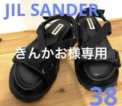 完売品！JIL SANDER 厚底ストラップサンダル ブラック　シューズ袋付きのサムネイル