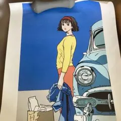 江口寿史 /Denny's・デニーズ【A4サイズ写真ポスター額装付き2点