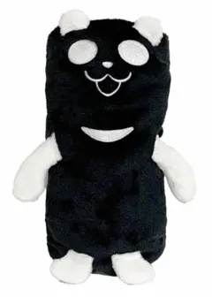 グラニフコラボ ブラックパンダ ぬいぐるみブランケット