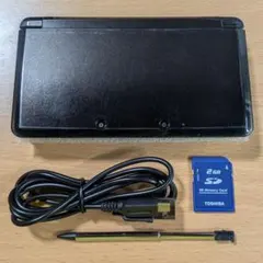ニンテンドー 3DS コスモブラック 本体 付属品 任天堂　351