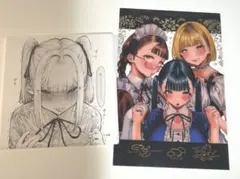 昼寝 ポストカード ナマ漫 初原画展 イラストカード 昼寝先生 歌原 乙