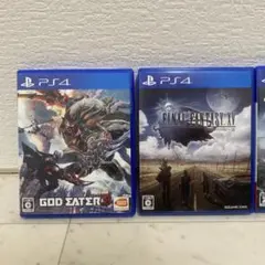 PS4ソフトセット GOD EATER 3 FF XV 他