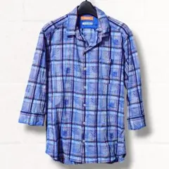 ボタニカル柄七分袖シャツ