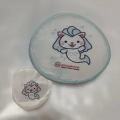 大阪万博 シンガポール館 マーリー 折りたたみうちわ ケース付き