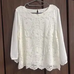 ブラウス　レース