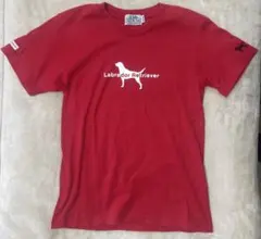 【美品人気　Labrador Retriever Tシャツ レッド Mサイズ】のサムネイル