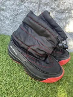 AIR WALKIK子ども用スノーブーツ 黒/赤