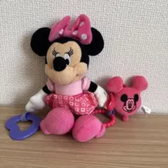 ミニーマウス ぬいぐるみ 歯固め付おもちゃ