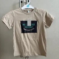 タグ付き新品MY CAREFREE HOLIDAY Tシャツ 120ベージュのサムネイル