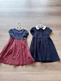 【美品】familiar ワンピース　2枚組のサムネイル