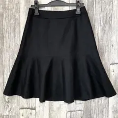 【専用】トゥービーシック　40 M 【美品】　ブラック フレアスカート ひざ丈