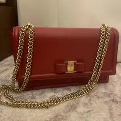 本日まで★フェラガモ ショルダーバッグ ヴァラ