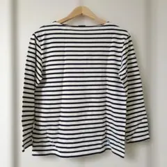 Orcival バスクシャツ Size5 白/紺
