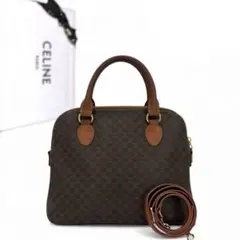 お買い得　セリーヌ　マカダム　ハンドバッグ　トリオンフ　ショルダー　2way