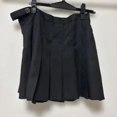 ブラック プリーツスカート ミニ丈のサムネイル