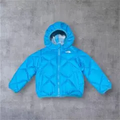 THE NORTH FACE キッズ100 ダウンジャケット リバーシブル 青