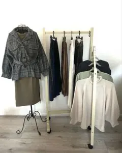 レディース服コーデ売りまとめ売りオフィス10点 L新品多★バッグ他1点プレゼント