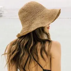 SHEIN 麦わら帽子　バケットハット