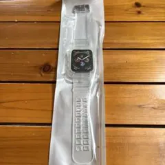 【新品・未使用】Apple Watchバンド（クリア,42mm/44mm）