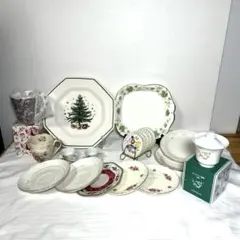 ノリタケ　クリスマスコレクションプレート　5枚セット ノリタケ クリスマスコレクションプレート 5枚セット