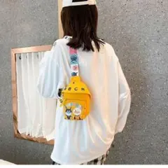 アンパンマン ショルダーバッグ ミニボディバッグ イエロー キッズ 子供用