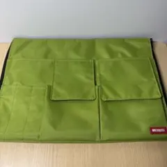 リヒトラブ A4 緑色ナイロンノートPCケース 4ポケット