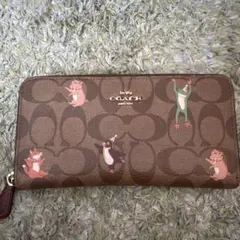 新品 COACH コーチ 長財布 ジャカード ペンギンモチーフ C7721 - メルカリ