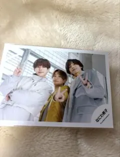 なにわ男子 公式写真 道枝駿佑 藤原丈一郎　長尾謙杜