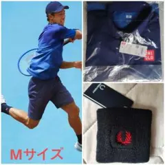 新品】錦織圭モデルUNIQLO ドライEX ウェア ブルー Mサイズ - メルカリ