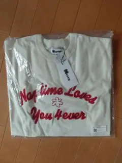 Naptime 刺繍TシャツオフホワイトMサイズ　ナップタイムのサムネイル
