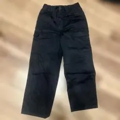 H&M カーゴパンツ ブラック ワイド XS