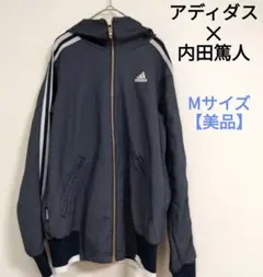 adidasデニム風トレーニングジャケット ジャージ ３本線