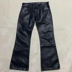 BACKBONE バックボーン ディアスキン 鹿革 レザー 黒 ブーツカットのサムネイル