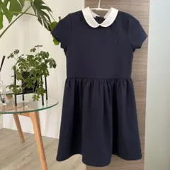 【着用2回】Ralph Lauren 6 フォーマルワンピース ネイビー 白襟