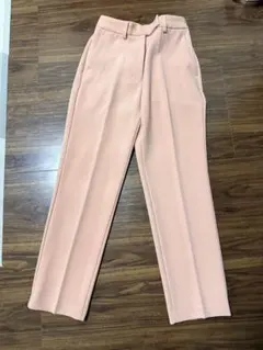 ミラオーウェン　後ろゴムセンタープレステーパードパンツ　サイズ0