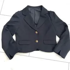 GU ジーユー　キッズ　テーラードフォーマルジャケット　ネイビー　女の子　120