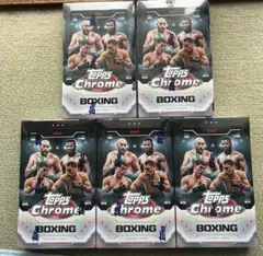 5箱セット 2024 Topps Chrome Boxing 未開封ボックス