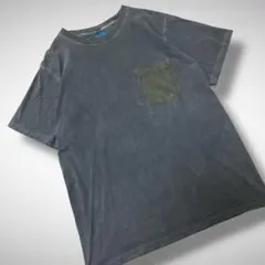 【USA製】グッドオン good on ポケットTシャツ　フェード　Lサイズ