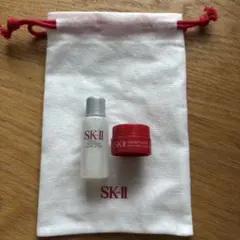 SK-II 拭き取り化粧水 アイクリーム サンプル ポーチ 巾着